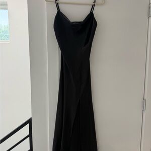 Sans Souci Black Sweetheart Strapless Gown